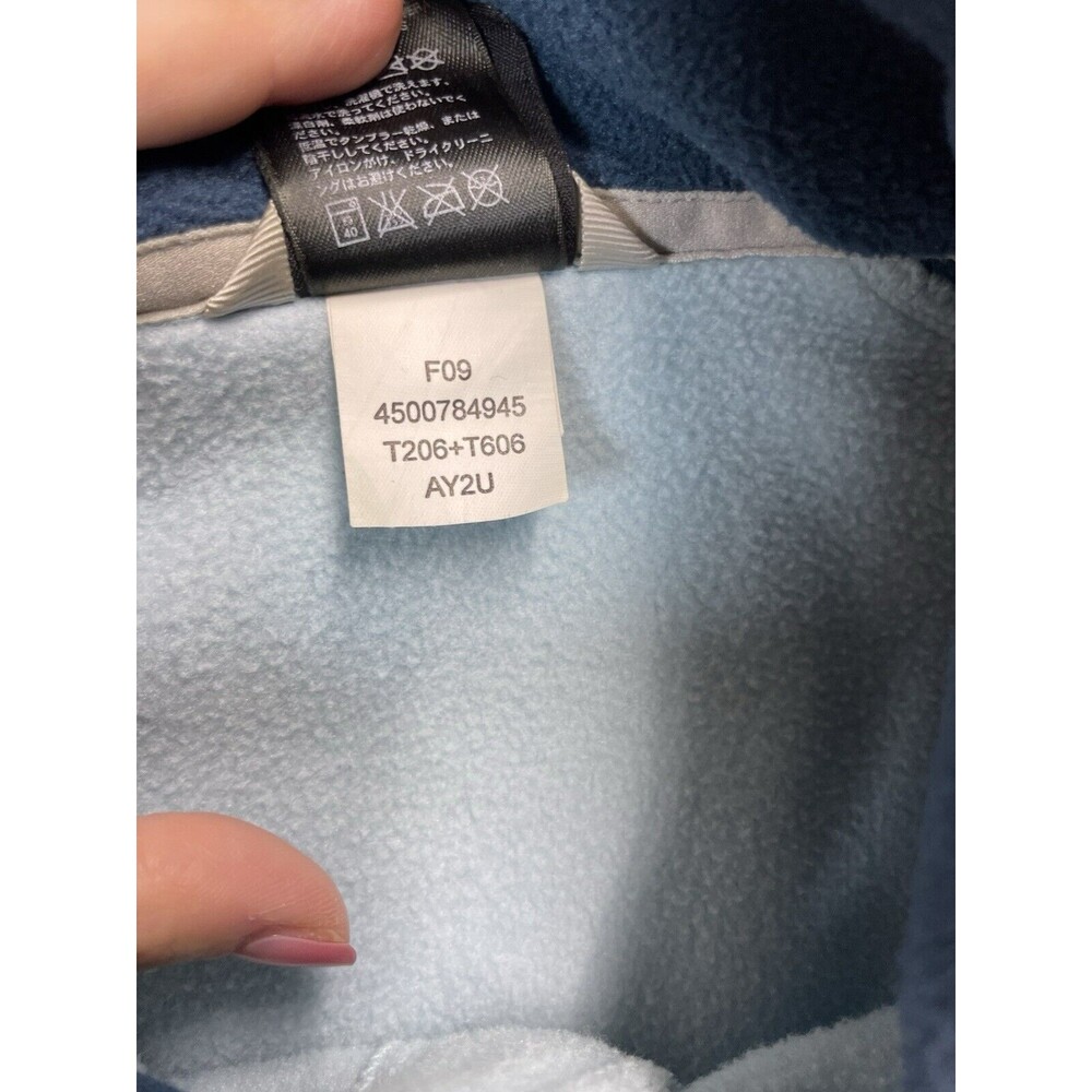 The North Face Jacket Women’s L Large Two Tone Blue Fleece Khumbu Full Zip - Picture 5 of 9